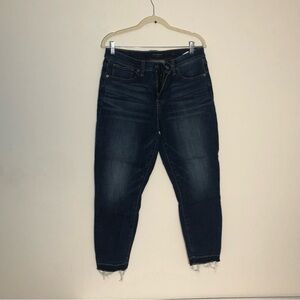 Lucky Brand Mid Rise Crop Ava SZ 12/31 Women's Denim Dark Wash Jeans